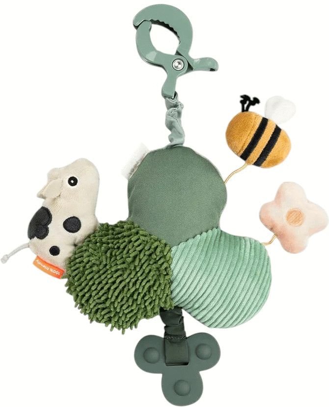 Done by Deer Tiny Farm Aktivitetsspejl 21 cm, Gr�n