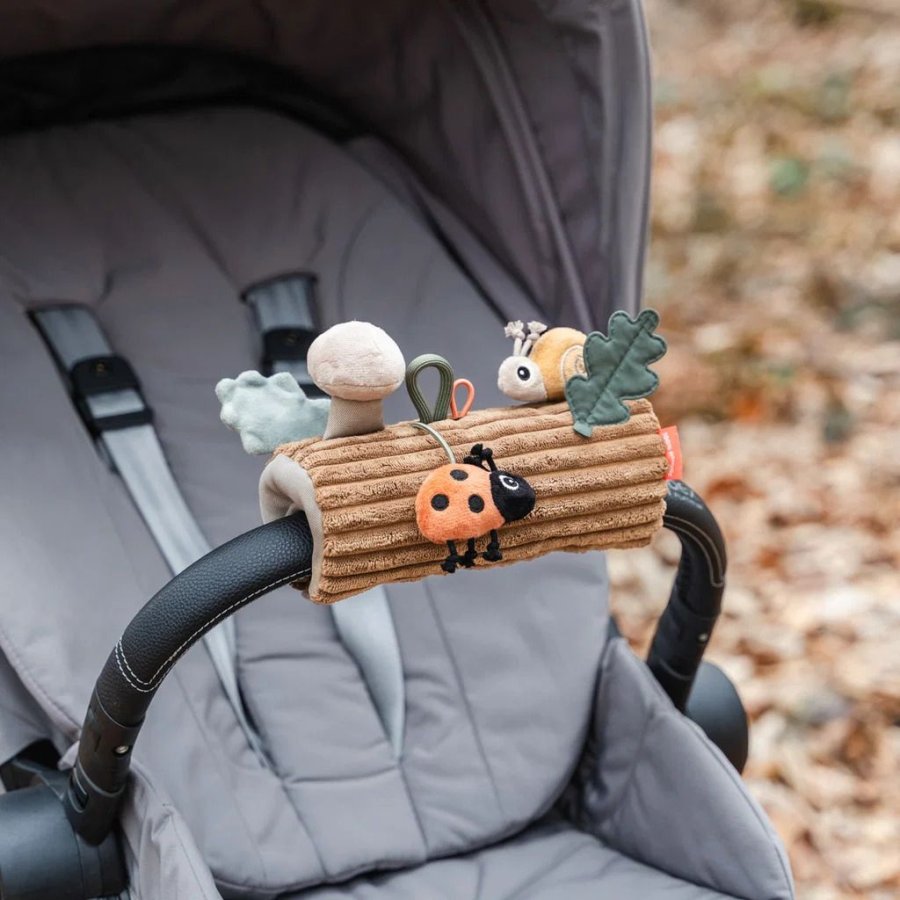 Done by Deer Tiny trails Aktivitetsleget�j til barnevogn 17 cm, Brun