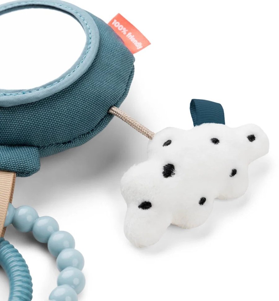 Done by Deer Happy Clouds To Go Aktivitetsspejl H26 cm, Bl�