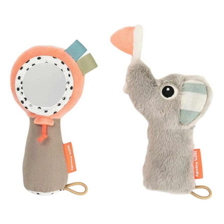 Done by Deer Celebration Sanserangle m. Spejl 16,5 cm, Sand