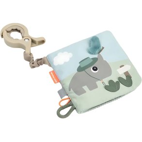 Done by Deer Tiny trails Aktivitetsbog 12,5x12,5 cm, Gr�n/Bl�