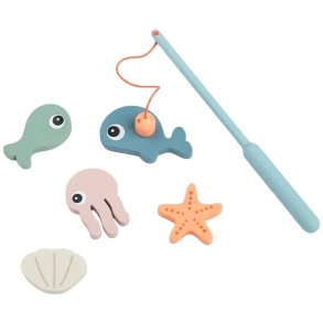 Done by Deer Sea Friends Bade- og Fiskeleget�j 21 cm, Multi