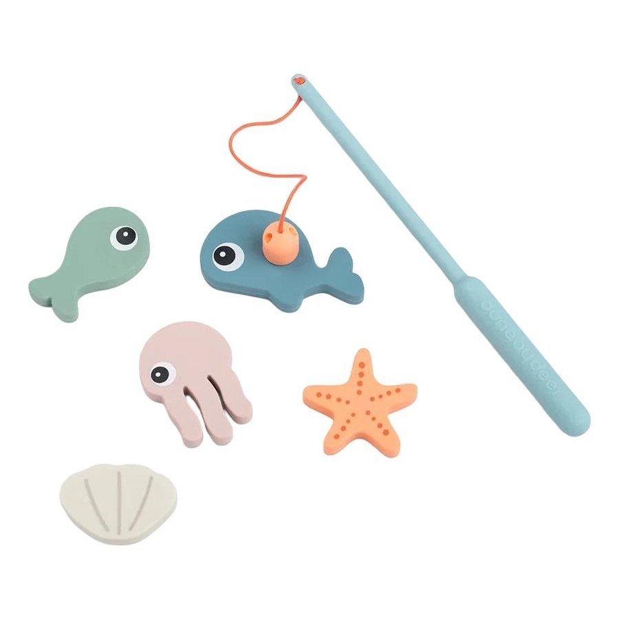 Done by Deer Sea Friends Bade- og Fiskeleget�j 21 cm, Multi