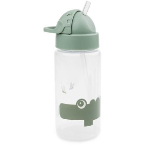 Done by Deer Croco Drikkedunk m. Sugerør 350 ml, Grøn