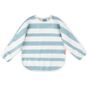 Done by Deer Stripes Slab met lange mouwen en zakje, Blauw