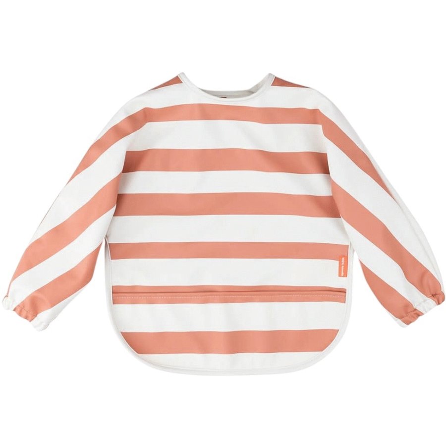 Done by Deer Stripes Langarm Ltzchen mit Tasche, Papaya