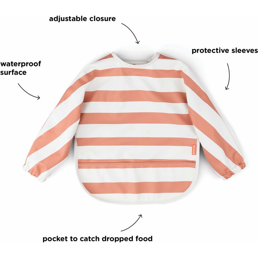 Done by Deer Stripes Langarm Ltzchen mit Tasche, Papaya