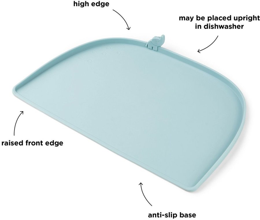 Done by Deer Elphee Platzset mit hohem Rand 28x40 cm, Blau