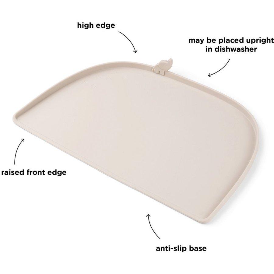 Done by Deer Elphee Platzset mit hohem Rand 28x40 cm, Sand