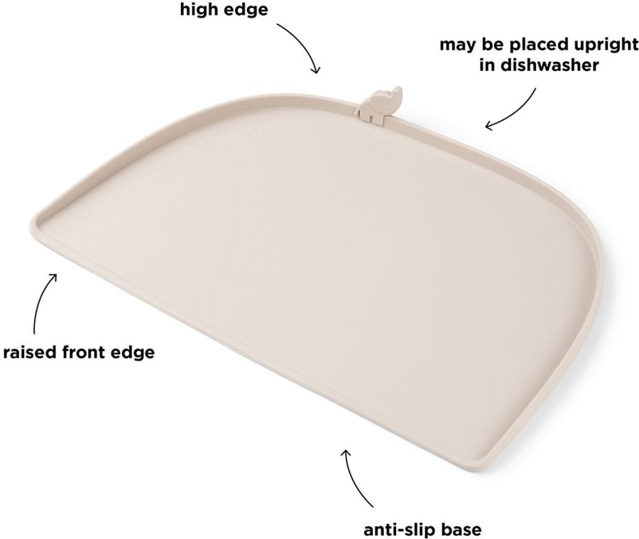 Done by Deer Elphee Platzset mit hohem Rand 28x40 cm, Sand