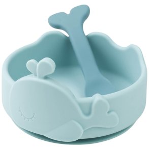 Done by Deer Wally Stick & Stay Schssel mit Babylffel, Blau