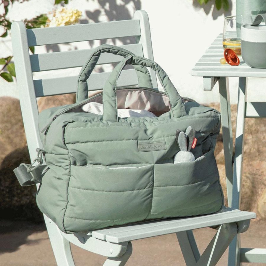 Done by Deer Gesteppte Wickeltasche 41x29 cm, Grn