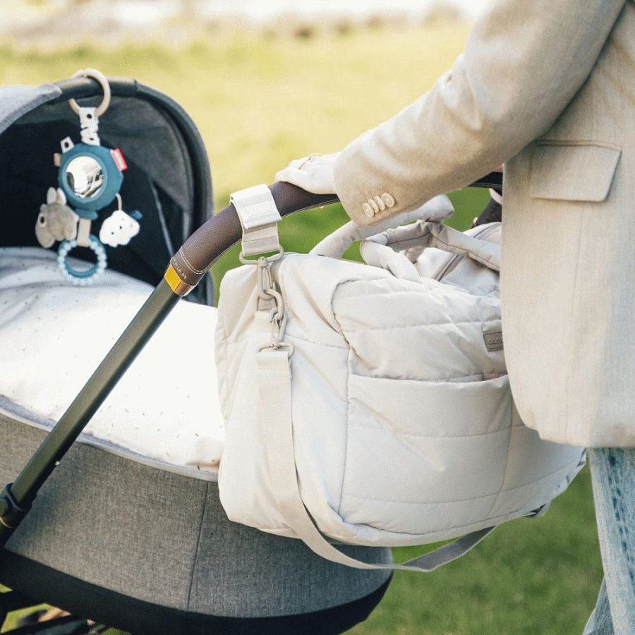 Done by Deer Gesteppte Wickeltasche 41x29 cm, Sand