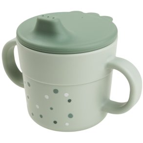 Done by Deer Happy Dots Schnabeltasse 215 ml, Grn