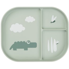 Done by Deer Croco Platte 18x22 cm, Grn