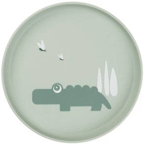 Done by Deer Croco Platte 20 cm, Grn