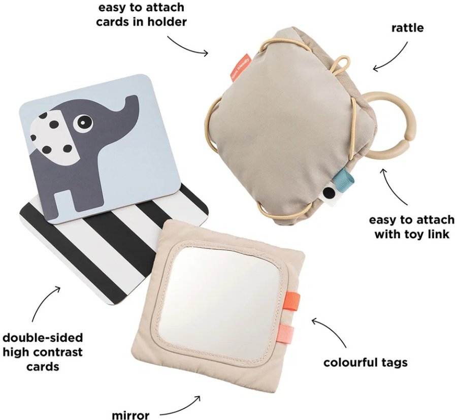 Done by Deer Deer Friends Aktivitetsleget�j 11,5x11,5 cm, Sand