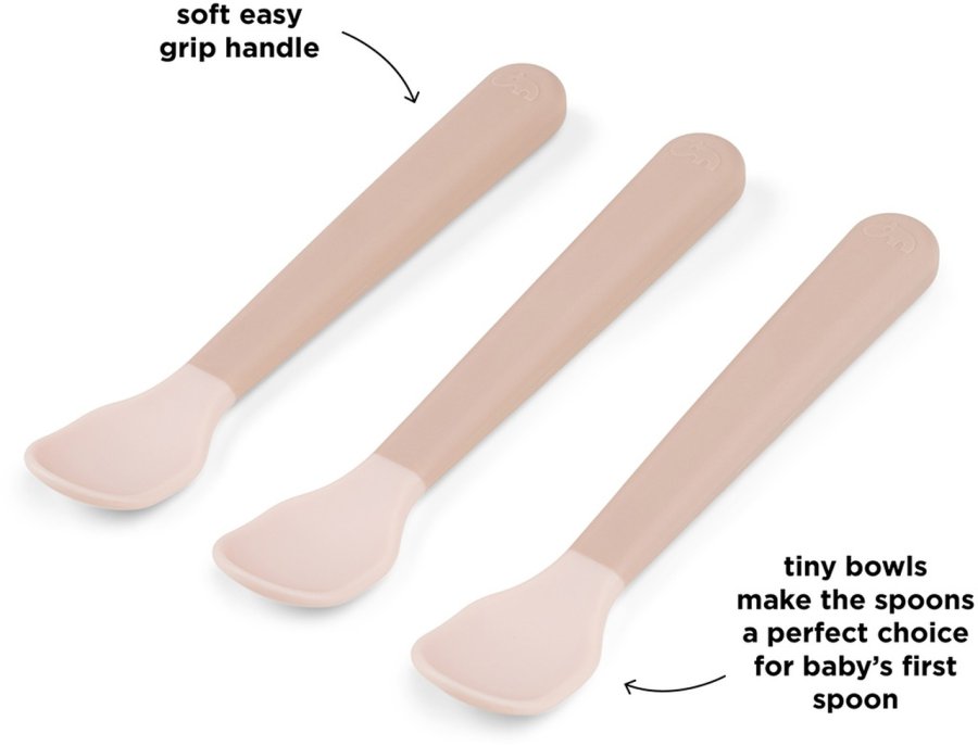 Done by Deer Easy-grip Babyske 3 stk, Pudder