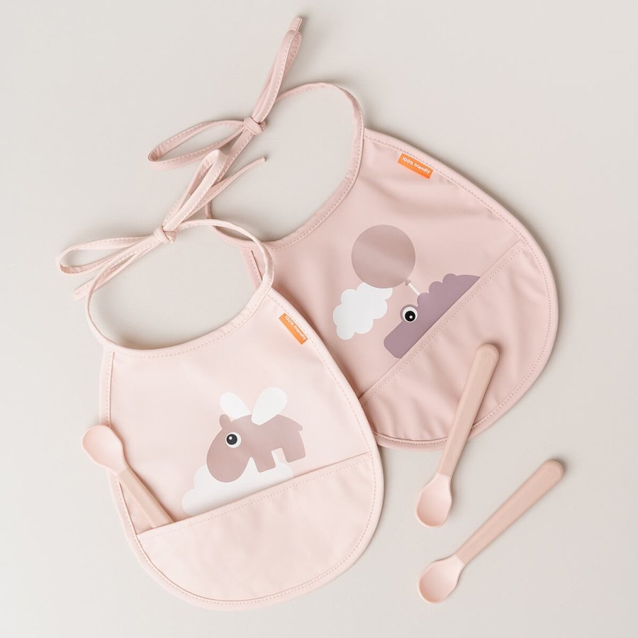 Done by Deer Easy-grip Babyske 3 stk, Pudder