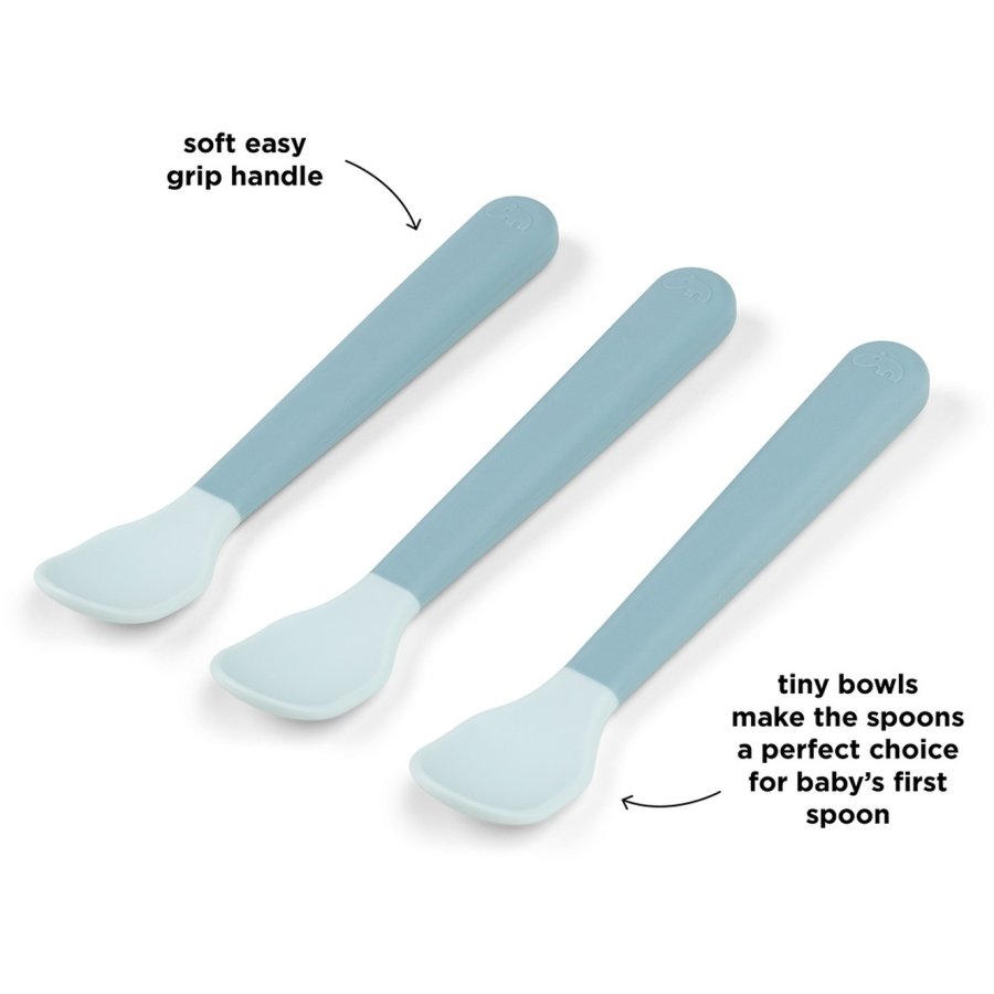 Done by Deer Easy-grip Babyske 3 stk, Bl