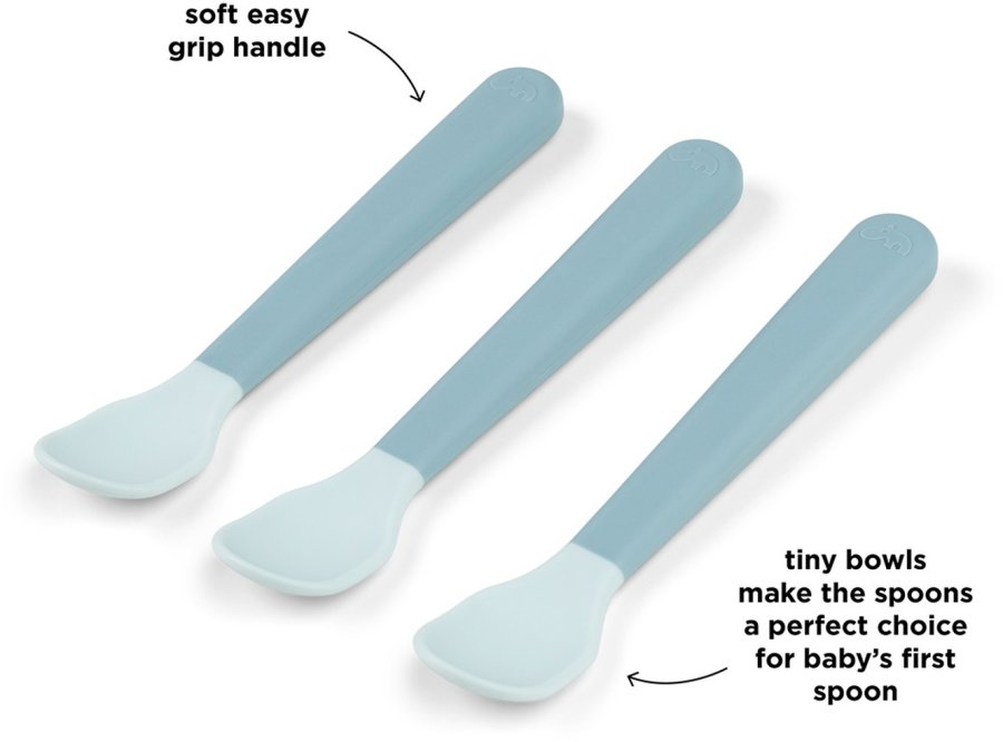 Done by Deer Easy-grip Babyske 3 stk, Bl