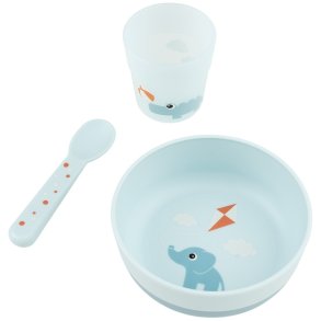 Done by Deer Playground Spisestel 3 Dele, Bl