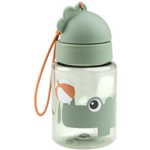 Done by Deer Playground Trinkdose mit Strohhalm 280 ml, Grn