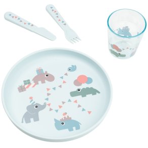 Done by Deer Celebration Spisestel 4 Dele, Bl