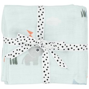 Done by Deer Playground Stoffwindel 2 Stk. 2er Set 65x65 cm, Blau