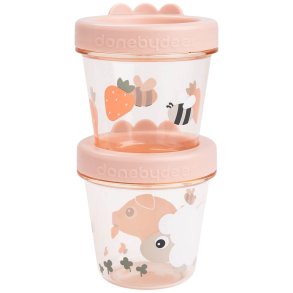 Done by Deer Tiny Farm Bewaarbakjes 2 stuks 150 ml, Poeder