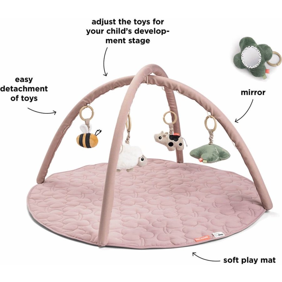 Done by Deer Tiny Farm Aktivittsspielteppich  90 cm, Pulver