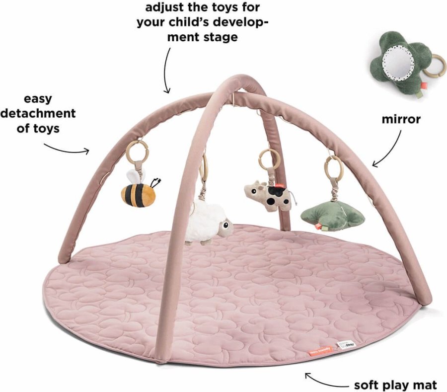 Done by Deer Tiny Farm Aktivittsspielteppich  90 cm, Pulver