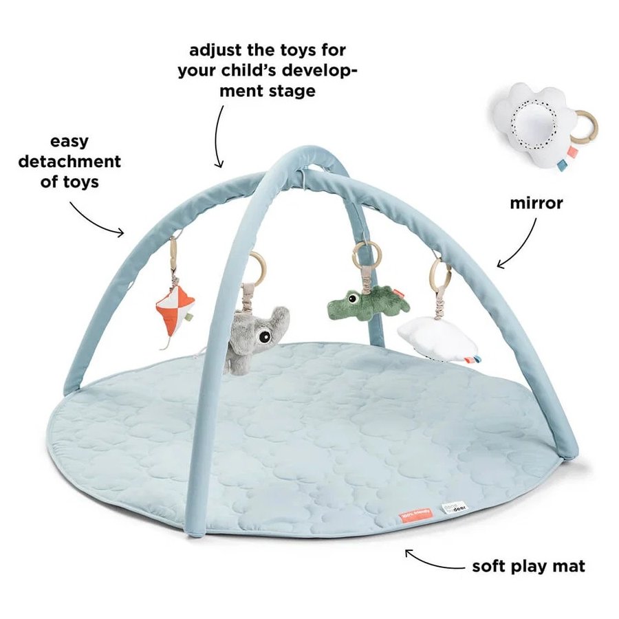 Done by Deer Playground Aktivitetsleget�ppe �90 cm, Bl�