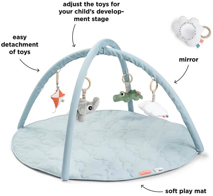 Done by Deer Playground Aktivitetsleget�ppe �90 cm, Bl�