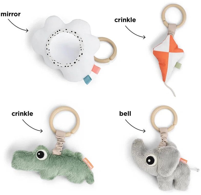Done by Deer Playground Aktivitetsleget�ppe �90 cm, Bl�