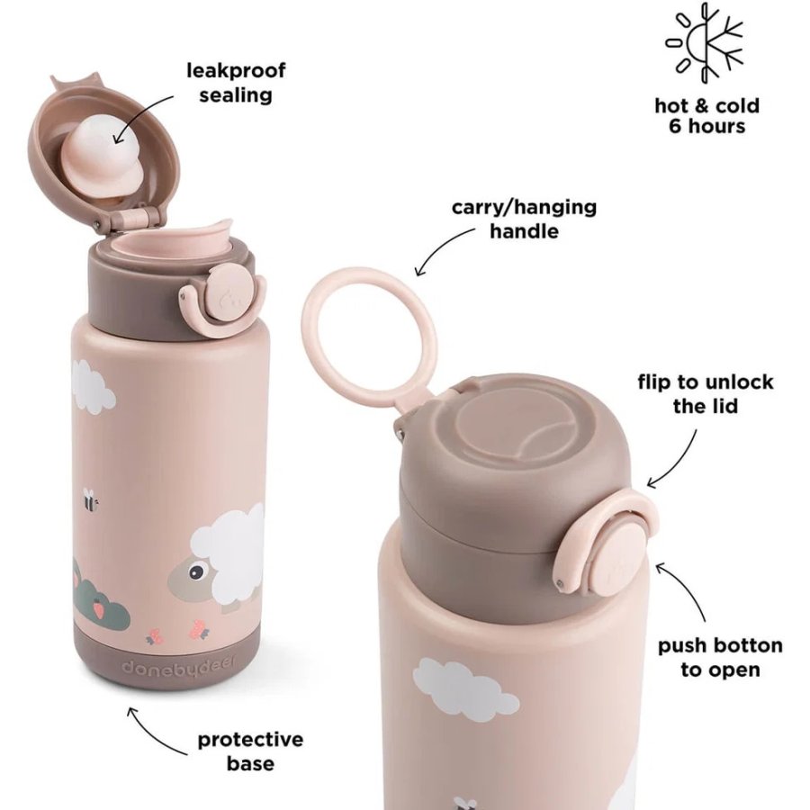 Done by Deer Tiny Farm Thermoflasche 340 ml, Pulver