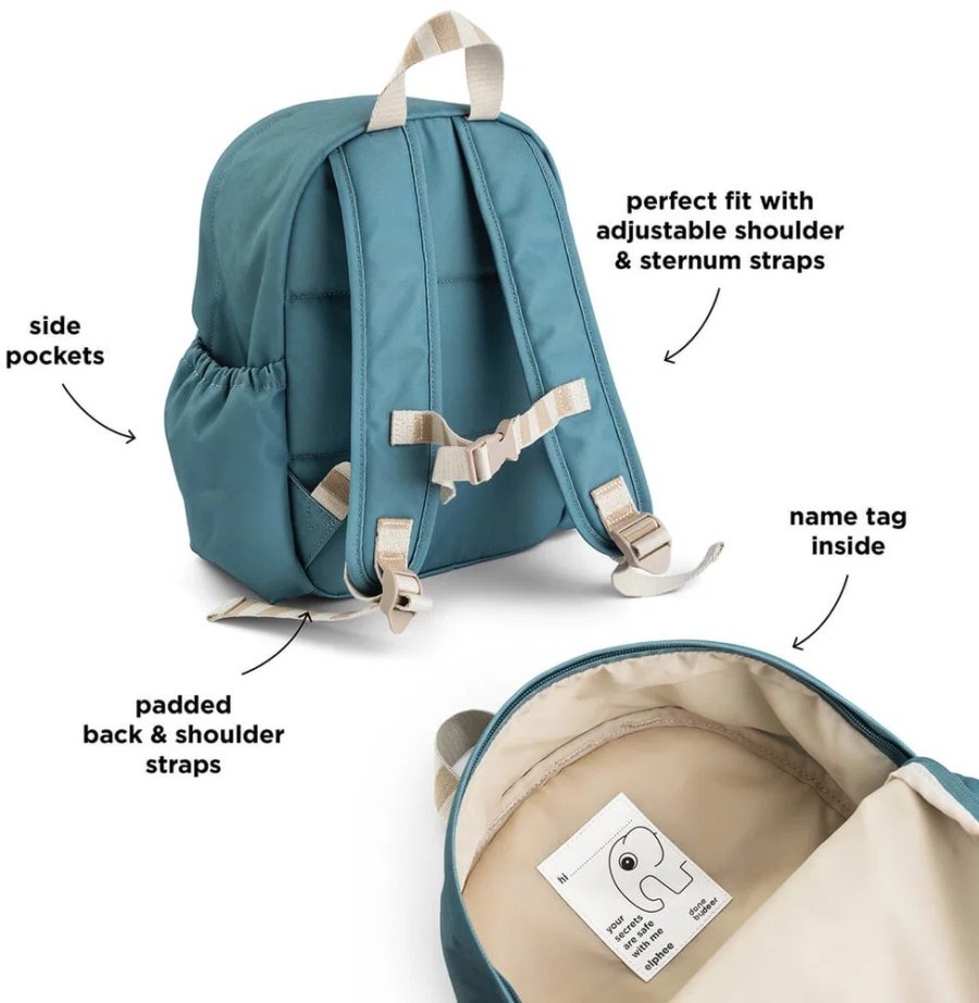 Done by Deer Tiny Farm Kinderrucksack 32x27 cm, Blau