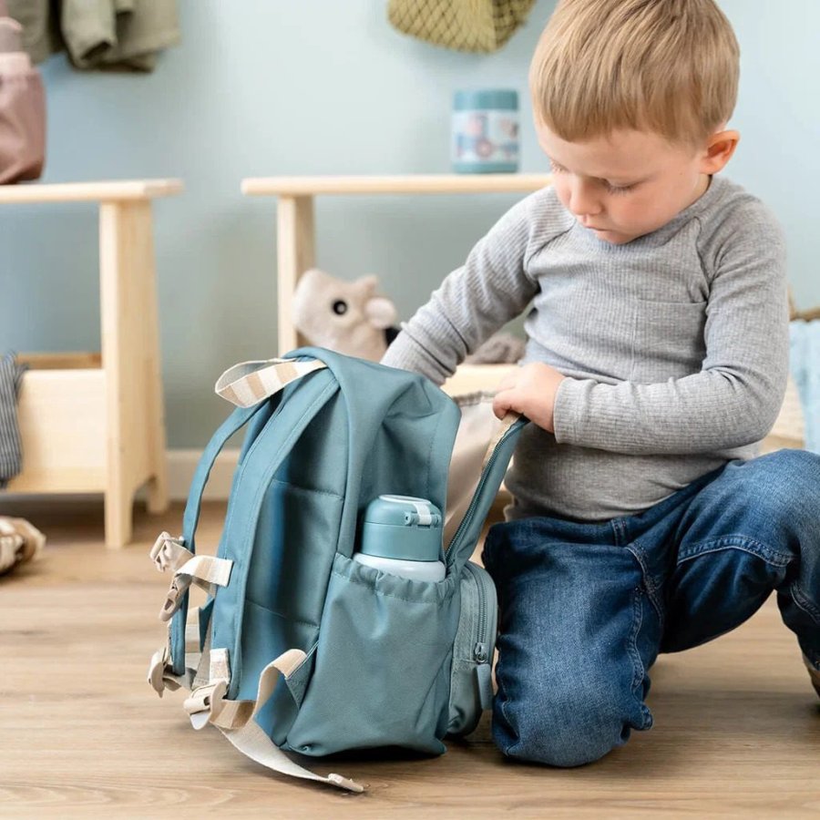 Done by Deer Tiny Farm Kinderrucksack 32x27 cm, Blau