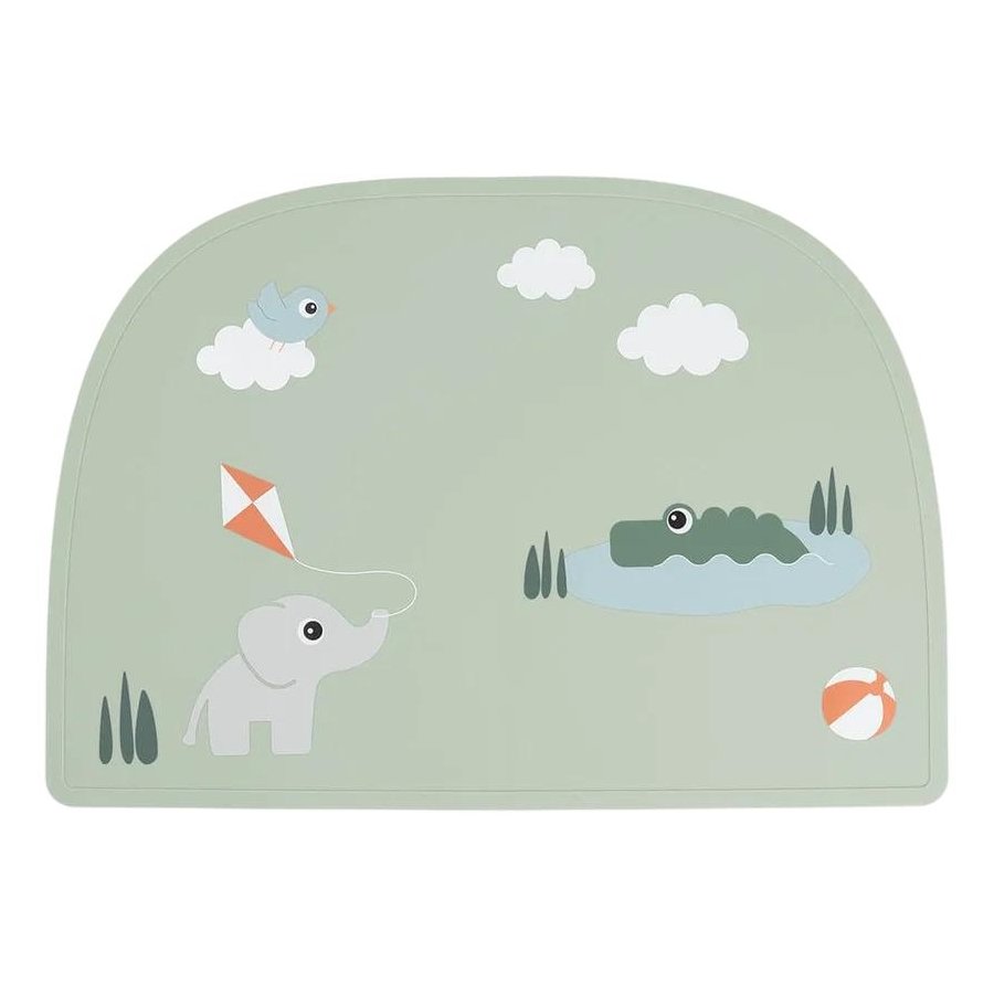 Done by Deer Playground D�kkeserviet 38x26,5 cm, Gr�n