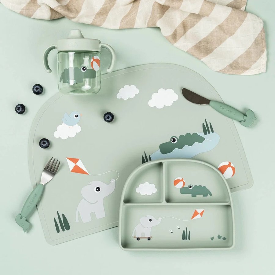 Done by Deer Playground D�kkeserviet 38x26,5 cm, Gr�n