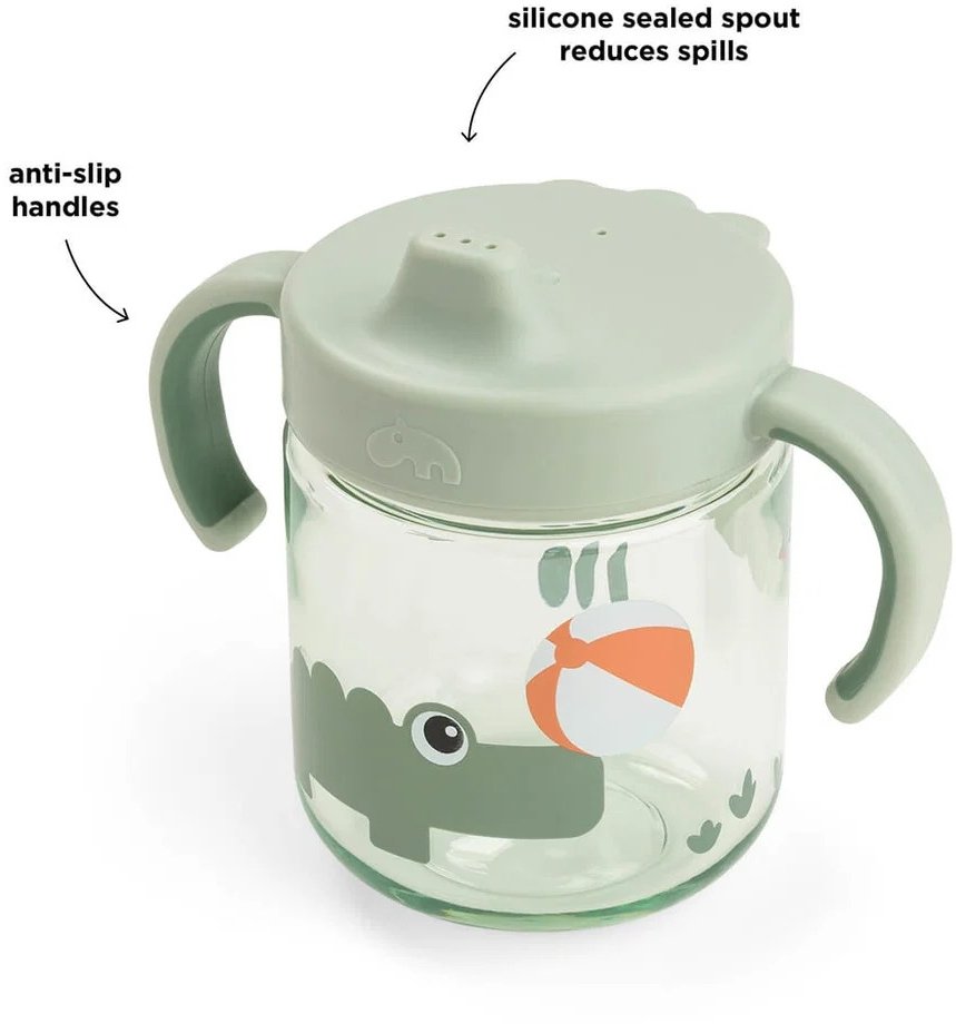 Done by Deer Playground Schnabeltasse 260 ml, Gr�n