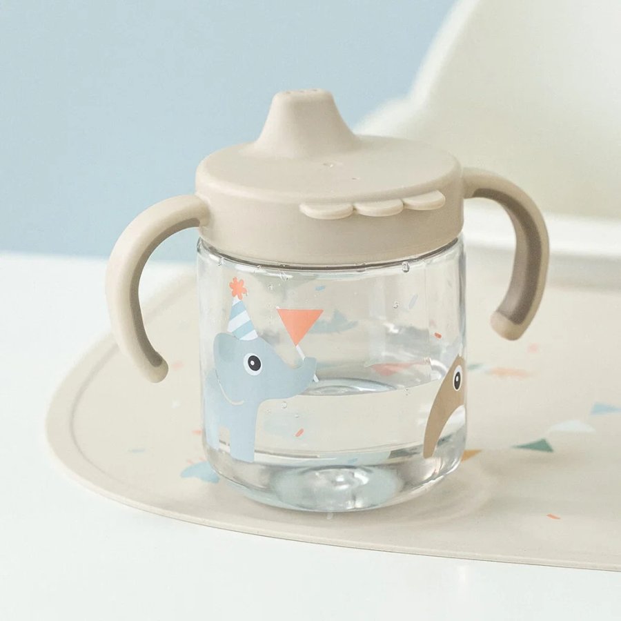 Done by Deer Celebration Schnabeltasse 260 ml, Sand