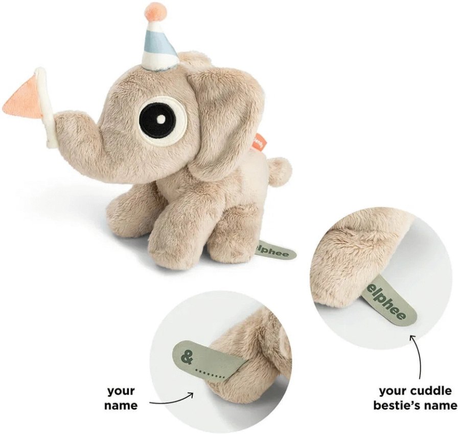 Done by Deer Elphee Bamse 22,5x24 cm, Sand