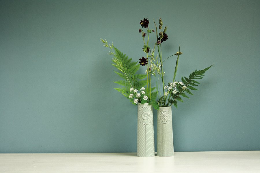 Dottir Nordic Design Pipanella Dot Vase H16,5 cm, Celadon