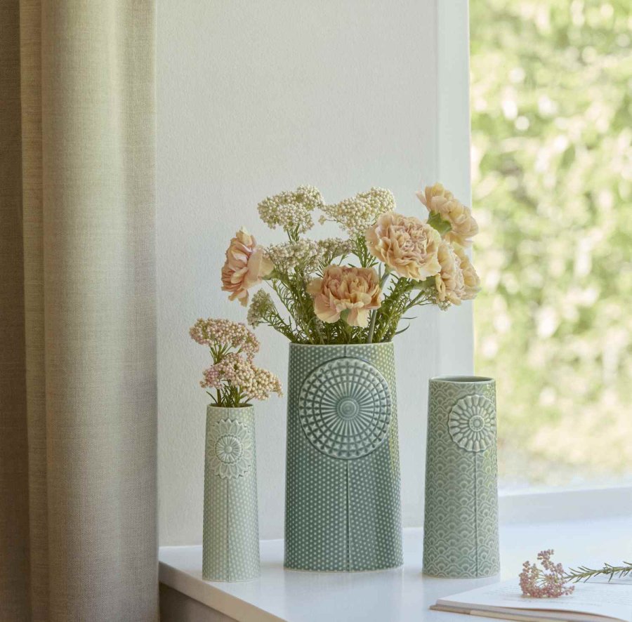 Dottir Nordic Design Pipanella Dot Vase H22,5 cm, Spruce