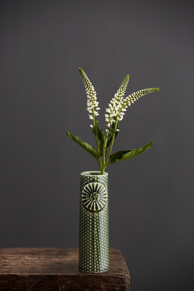 Dottir Nordic Design Pipanella Dot Vase H12,5 cm, Grn