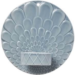 Dottir Nordic Design Pipanella Wandhngend Teelichthalter 17,4 cm, Blau/Grau