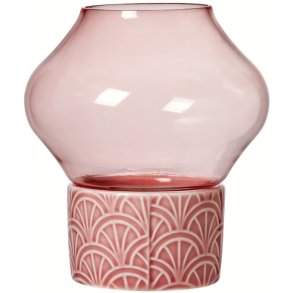 Dottir Nordic Design Pipanella Sunburst Hurricane Blush Teelichthalter H10 cm, Blush