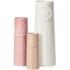 Dottir Nordic Design Pipanella Flock Vaser 3 stk, Pink Bouquet