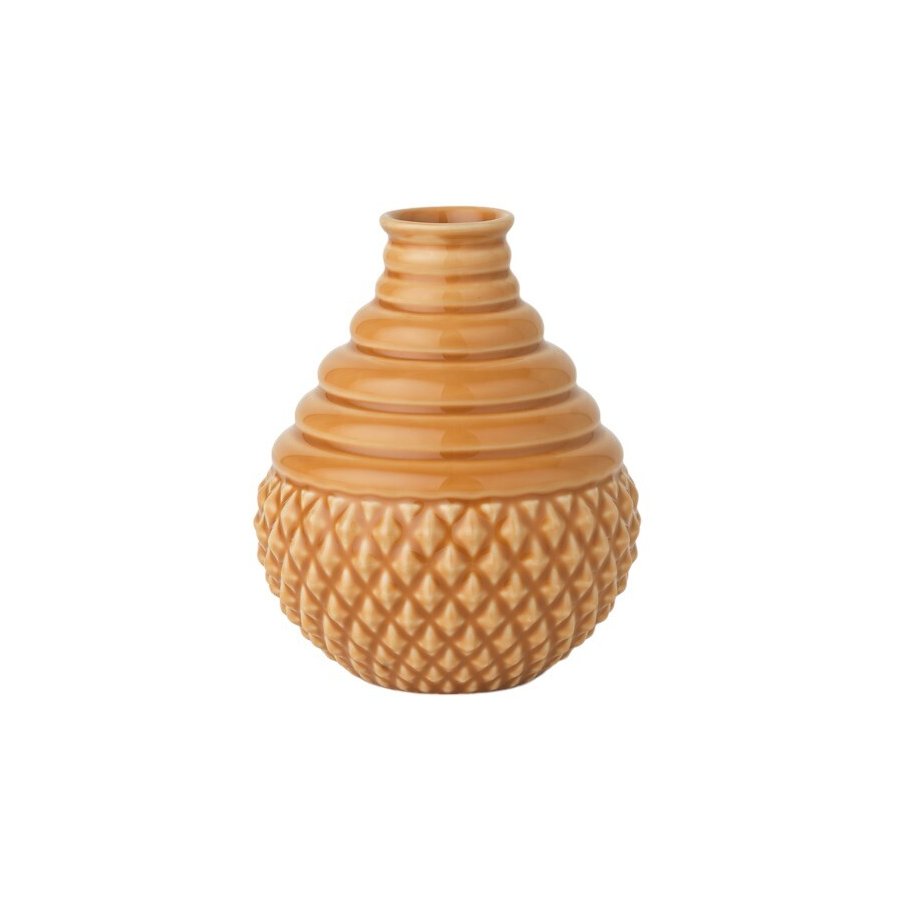 Dottir Nordic Design Samsurium Tumbletop Vase H11,5 cm, Caramel